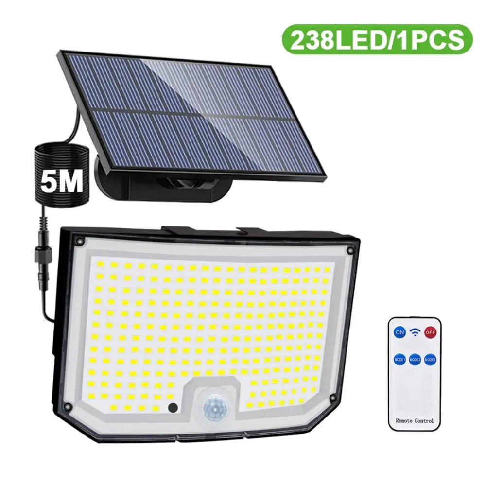 Outdoor Solar Powered LED Security Lights - Hans Lumiere