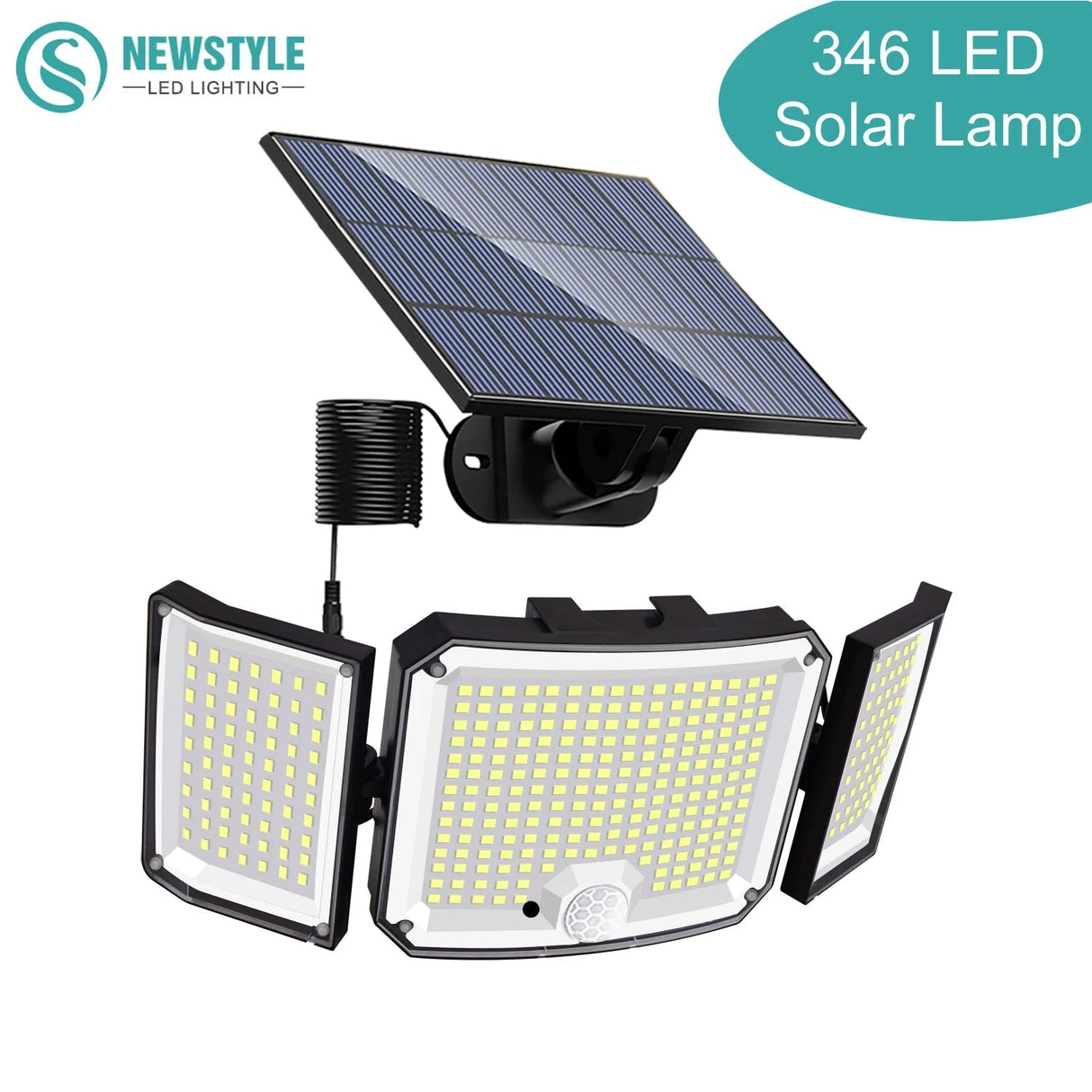 Outdoor Solar Powered LED Security Lights - Hans Lumiere