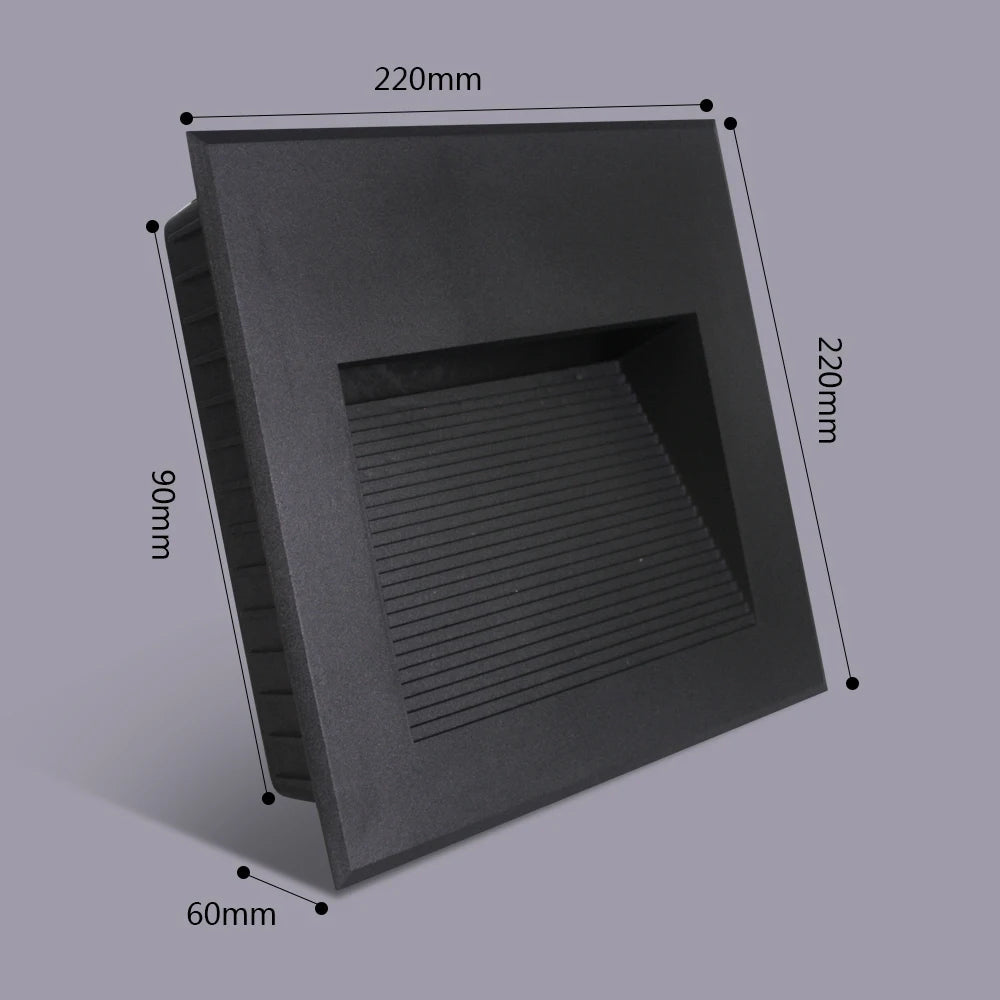 Outdoor Step & Stair Light Embedded Wall Lamp - Hans Lumiere