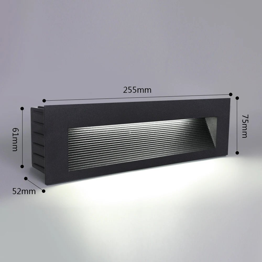 Outdoor Step & Stair Light Embedded Wall Lamp - Hans Lumiere