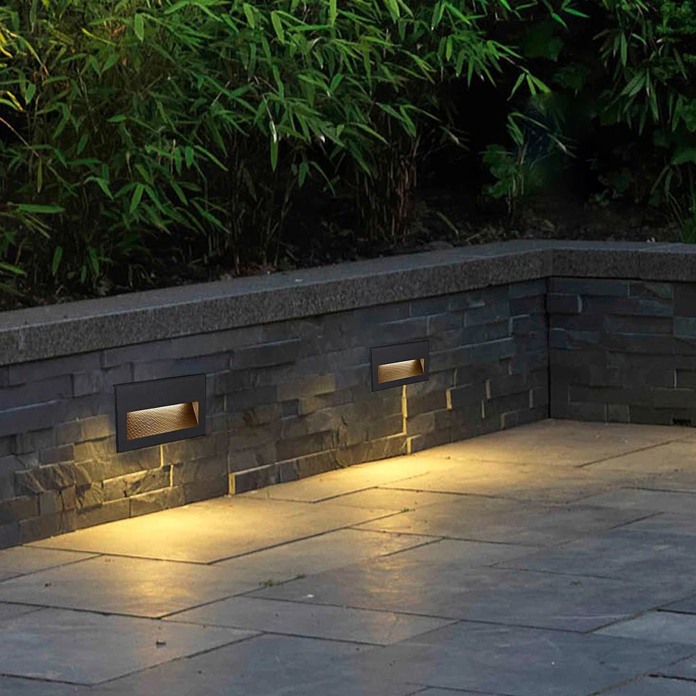 Outdoor Step & Stair Light Embedded Wall Lamp - Hans Lumiere
