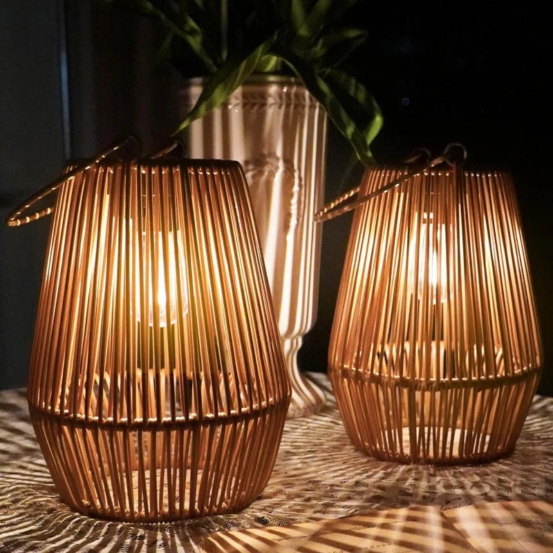 Outdoor Waterproof Hand Woven Solar Lights - Hans Lumiere