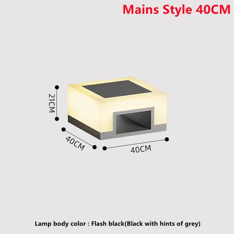 Outdoor Waterproof LED Solar Lawn Light Steet Lamp - Hans Lumiere