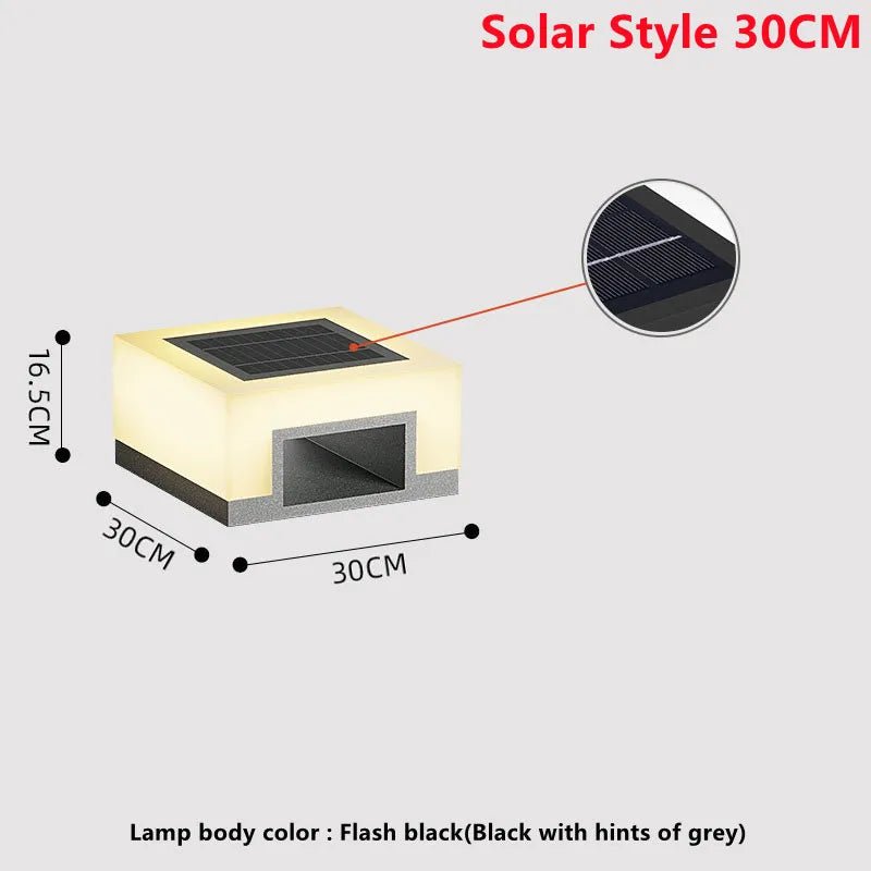 Outdoor Waterproof LED Solar Lawn Light Steet Lamp - Hans Lumiere