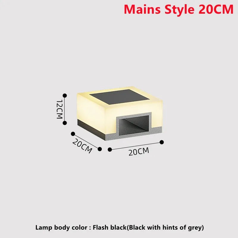 Outdoor Waterproof LED Solar Lawn Light Steet Lamp - Hans Lumiere