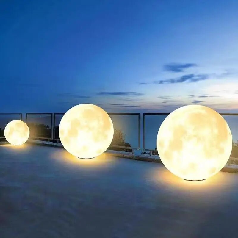 Outdoor Waterproof LED Solar Moon Lamp - Hans Lumiere
