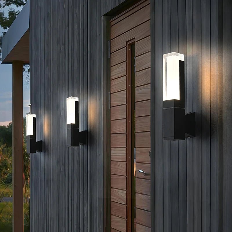 Outdoor Waterproof LED Wall Light With Pir Sensor - Hans Lumiere