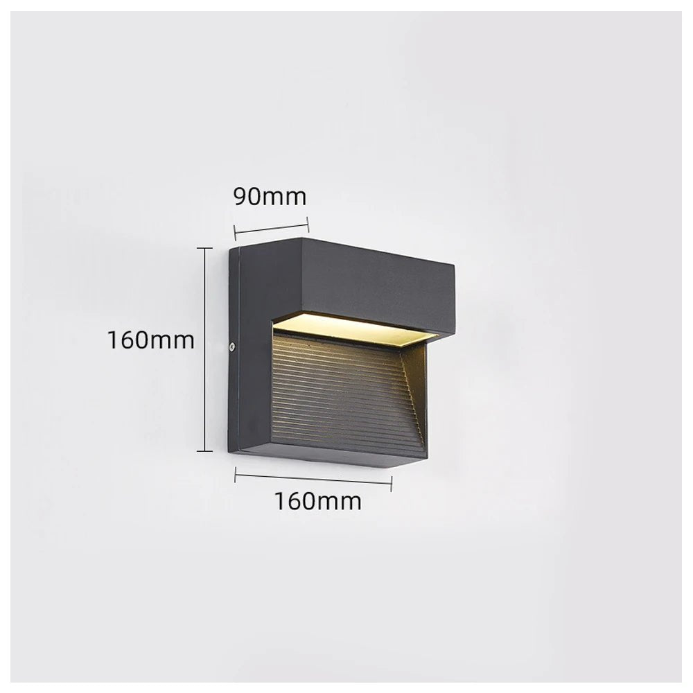 Outdoor Waterproof Wall Light With Motion Sensor - Hans Lumiere