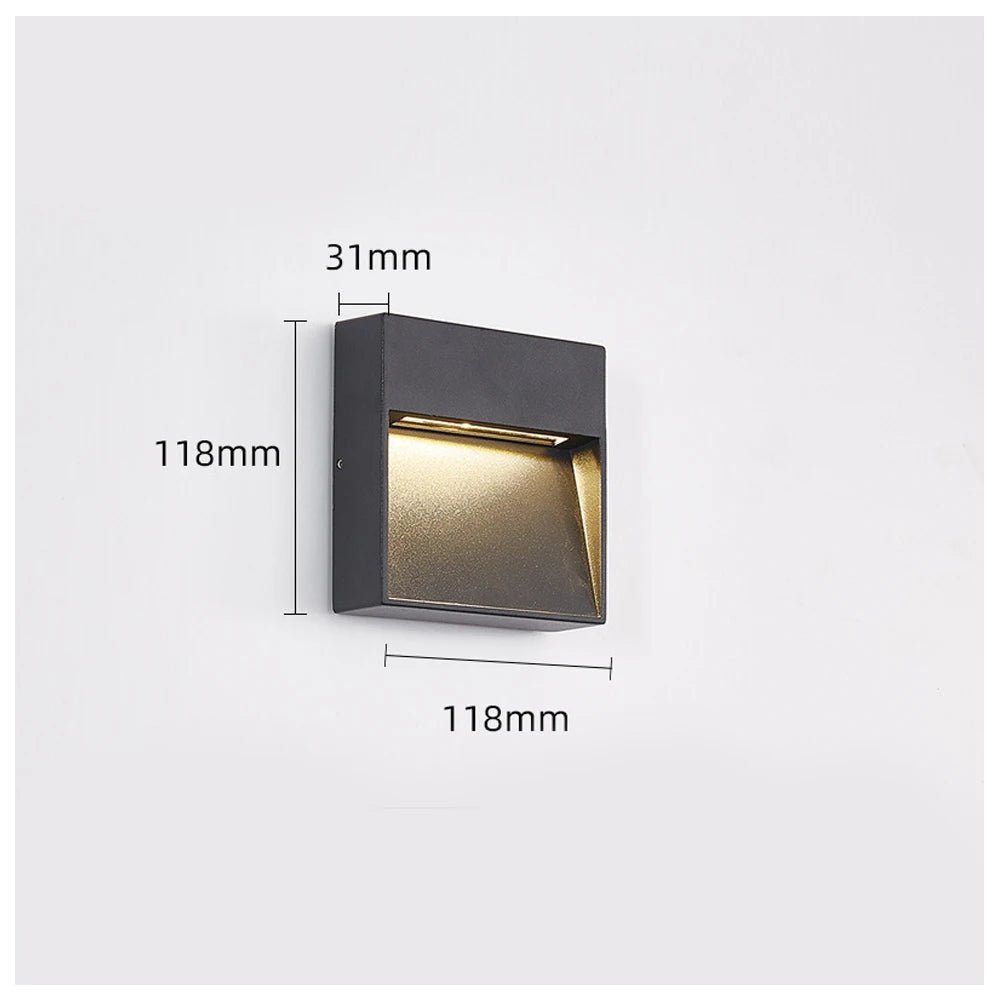 Outdoor Waterproof Wall Light With Motion Sensor - Hans Lumiere