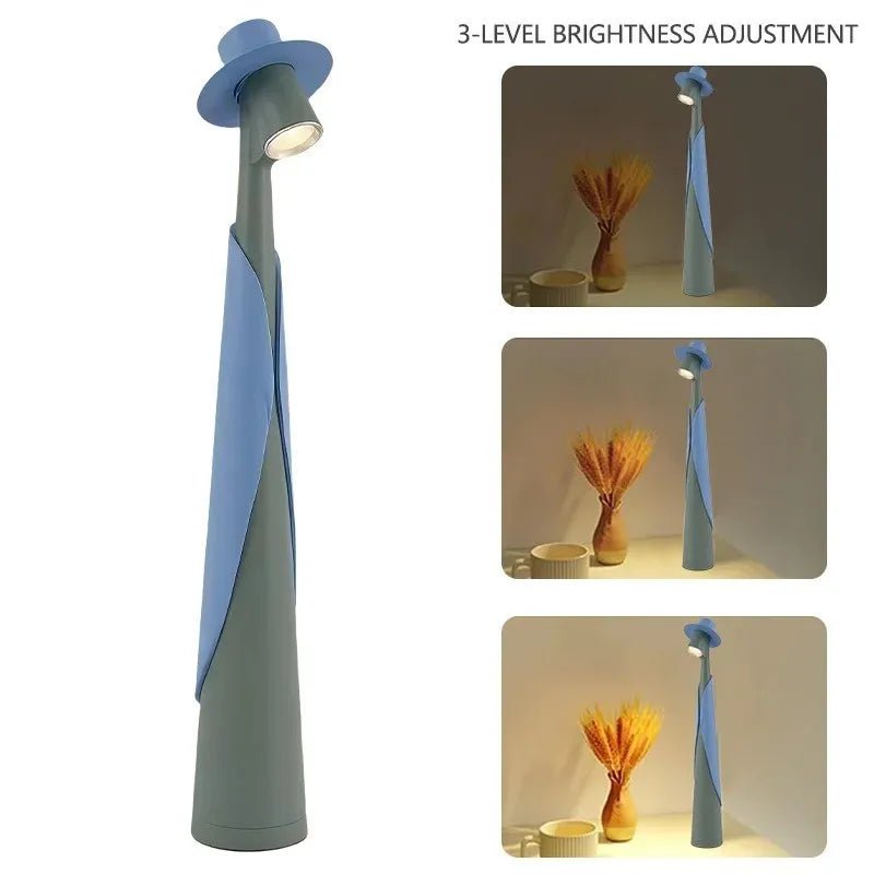 Portable Touch-Control LED Desk Lamp – Rechargeable Ambient Night Light - Hans Lumiere