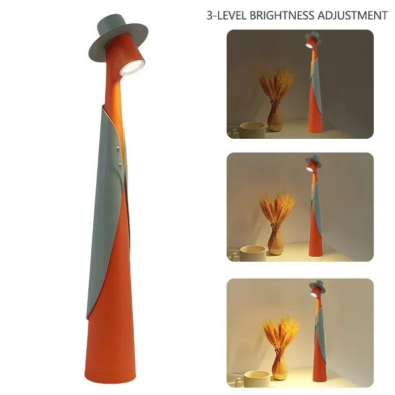 Portable Touch-Control LED Desk Lamp – Rechargeable Ambient Night Light - Hans Lumiere