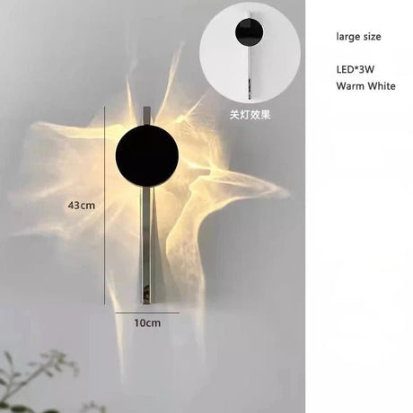 Postmodern Art Wall Lamp With Rotatable Design - Hans Lumiere