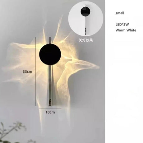 Postmodern Art Wall Lamp With Rotatable Design - Hans Lumiere