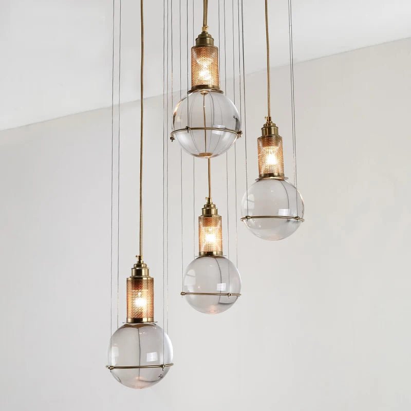 Postmodern Crystal Ball LED Pendant Light - Hans Lumiere