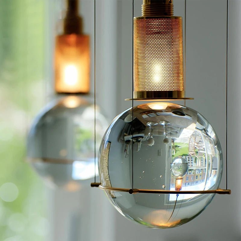Postmodern Crystal Ball LED Pendant Light - Hans Lumiere
