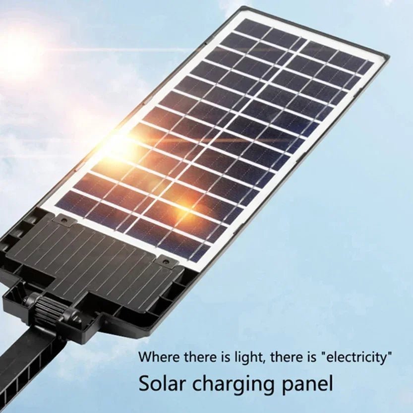 Powerful Solar Outdoor 504 LED Street Lamp With Motion Sensor - Hans Lumiere