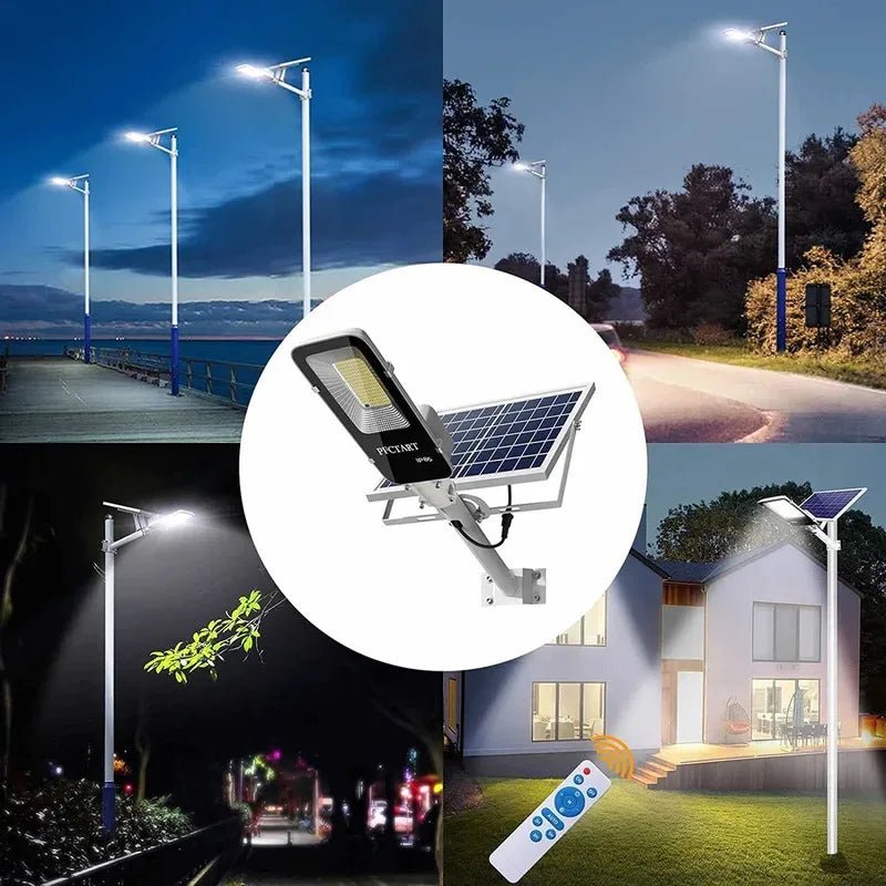 Powerful Solar Outdoor Street Light - Hans Lumiere