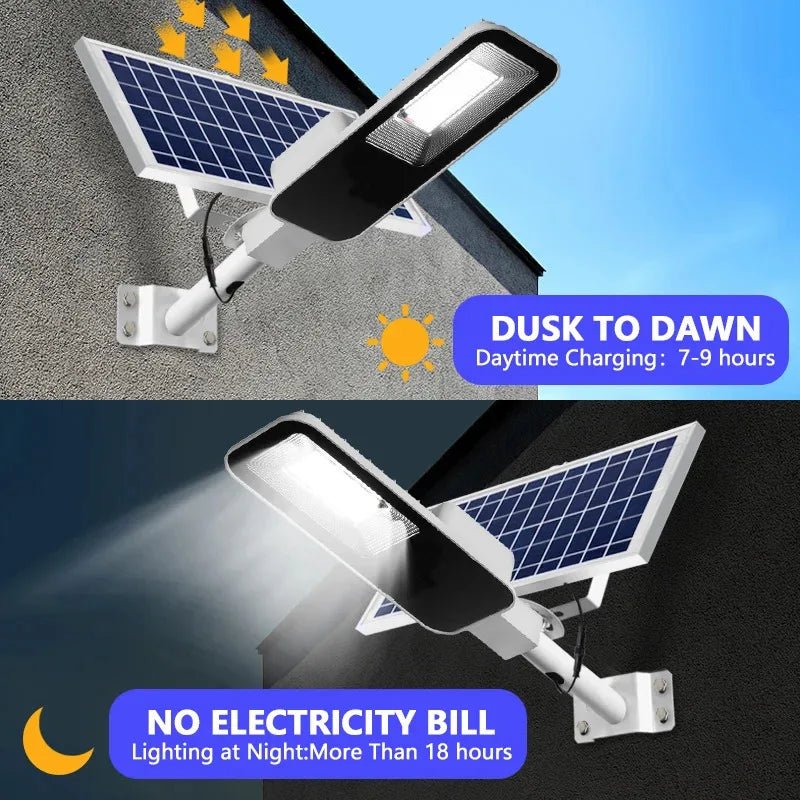Powerful Solar Outdoor Street Light - Hans Lumiere