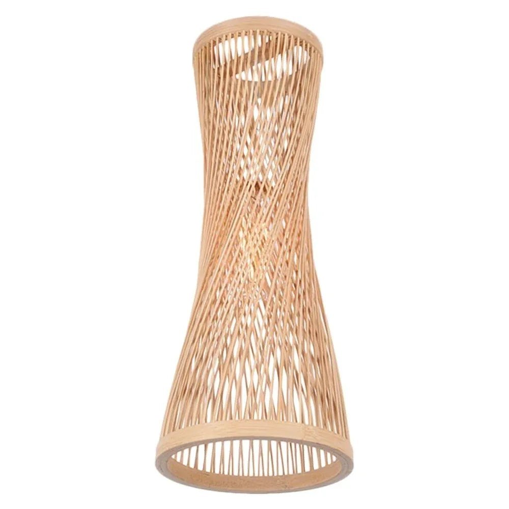 Rattan Woven Japanese Bamboo Hanging Light - Hans Lumiere