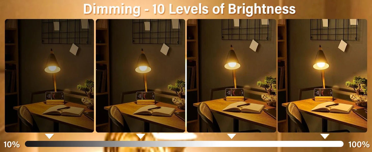 Rechargeable LED Light Bulb E27 with Remote, 2200mAh, 3 Color Temperatures, Dimmable & Timer - Hans Lumiere