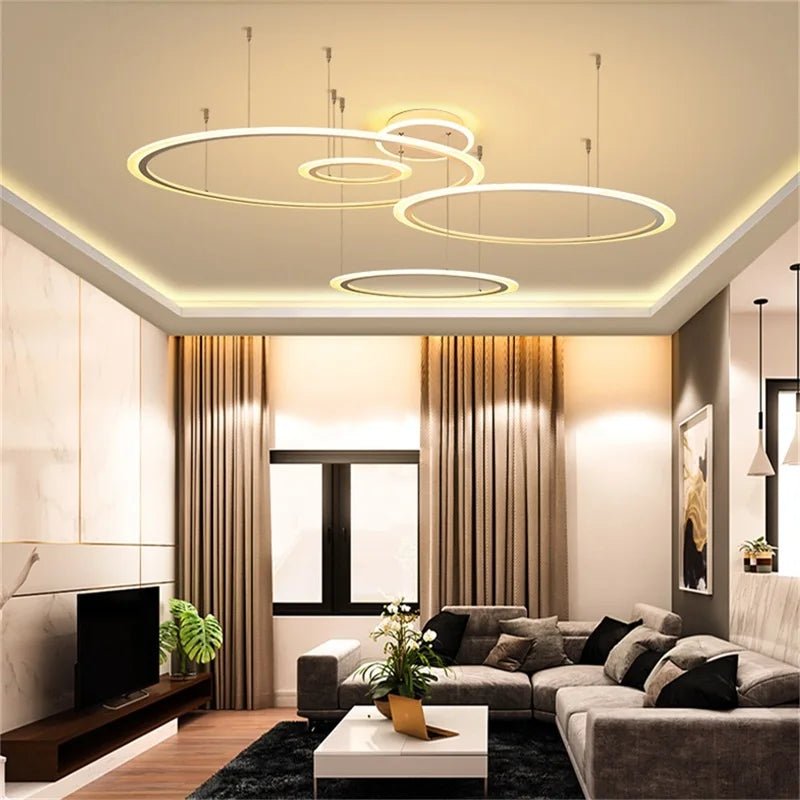 Remote - Controlled Dimmable Pendant Light - Hans Lumiere