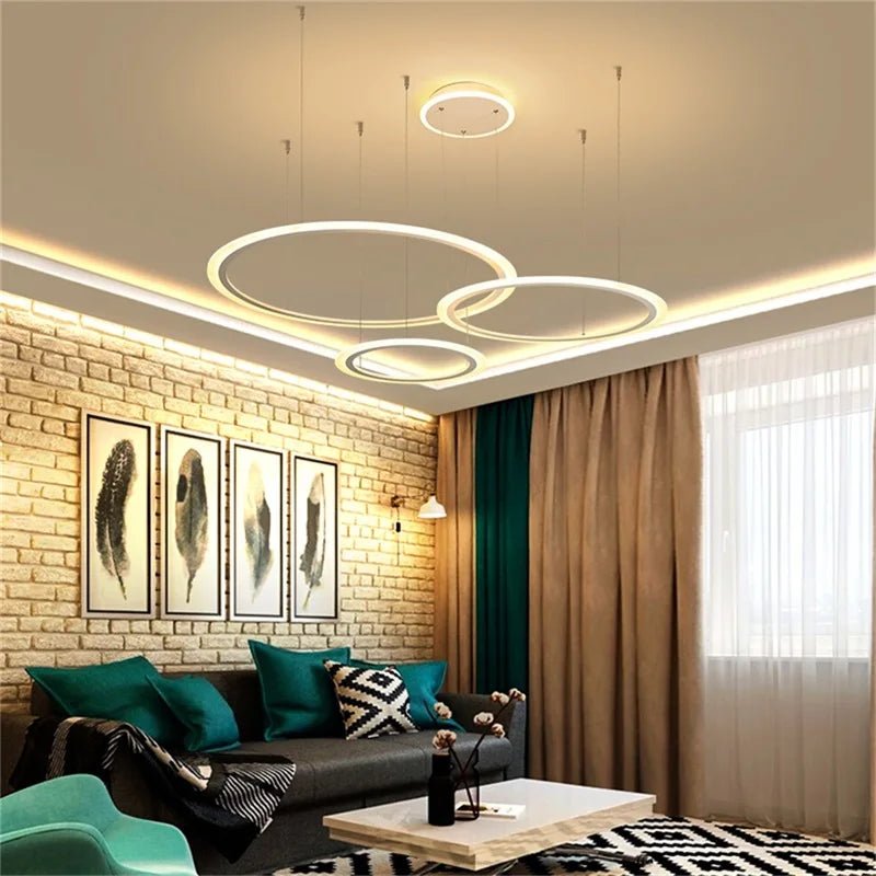 Remote - Controlled Dimmable Pendant Light - Hans Lumiere