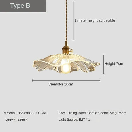 Retro All Copper American Style Pendant Light - Hans Lumiere