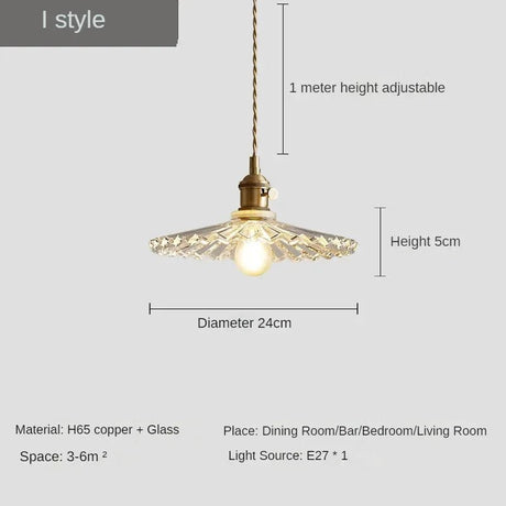 Retro All Copper American Style Pendant Light - Hans Lumiere