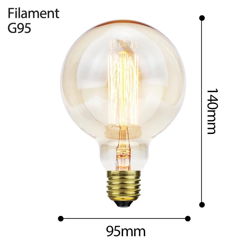 Retro Incandescent Edison Bulbs - Hans Lumiere