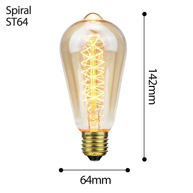 Retro Incandescent Edison Bulbs - Hans Lumiere