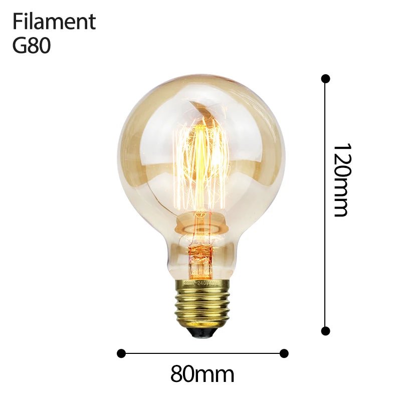 Retro Incandescent Edison Bulbs - Hans Lumiere