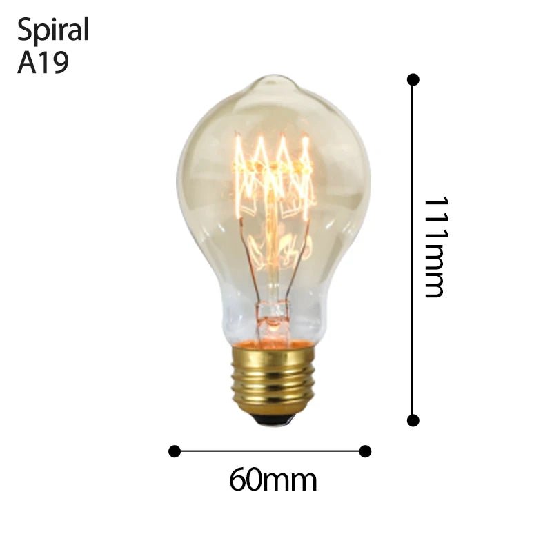Retro Incandescent Edison Bulbs - Hans Lumiere