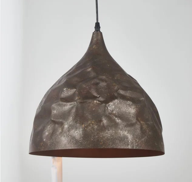 Retro Industrial Style Bronze LED Pendant Light - Hans Lumiere