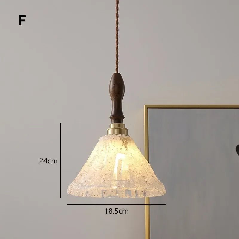 Retro LED Glass Chandelier Pendant Lamp - Hans Lumiere