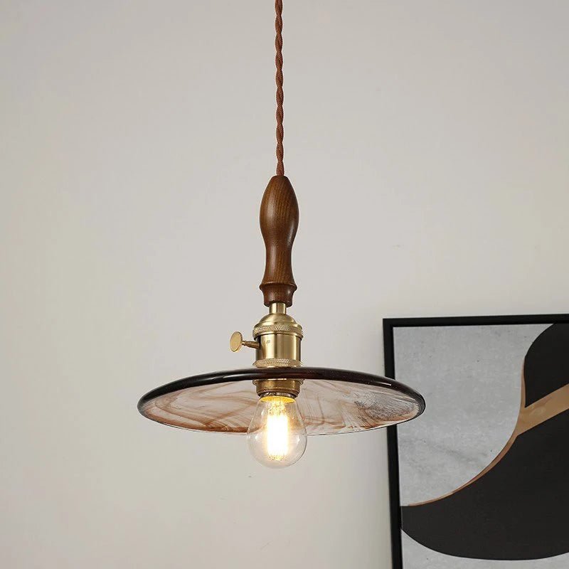 Retro LED Glass Chandelier Pendant Lamp - Hans Lumiere