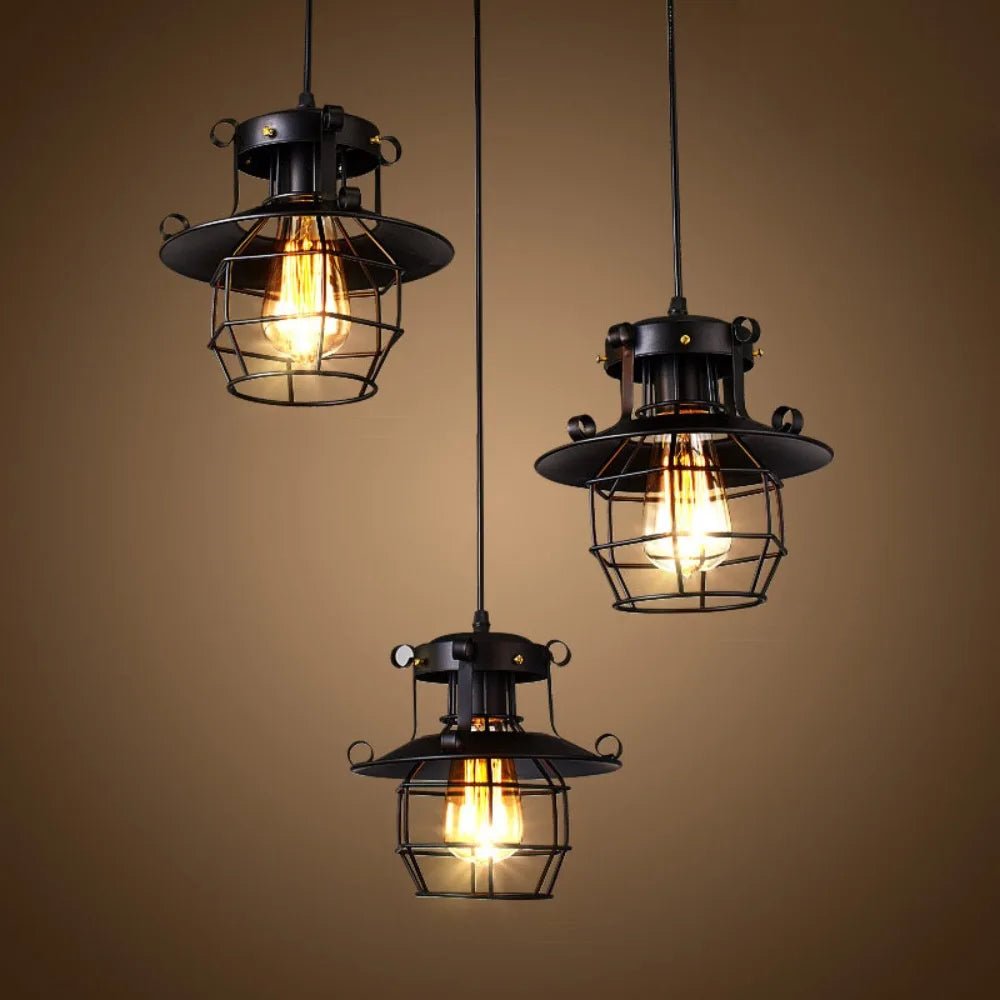 Retro Nostalgic Creative Chandelier Hanging Lamps - Hans Lumiere