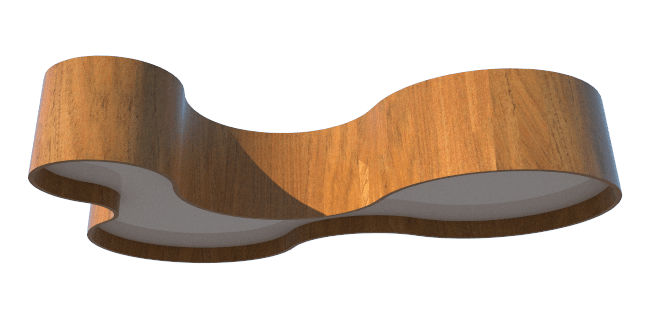 Semi Cylindrical Ceiling Light - Hans Lumiere