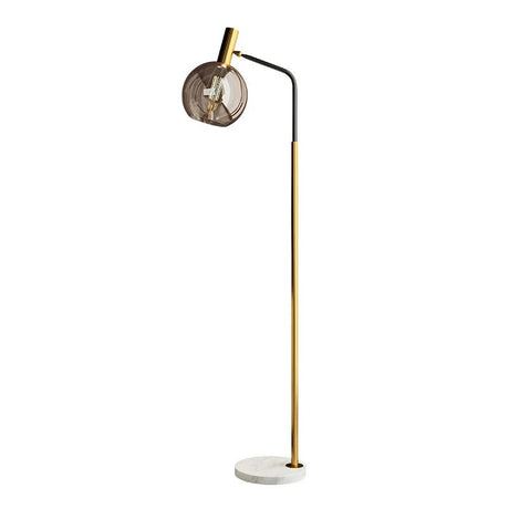 Simple Modern Glass LED Standing Lamp - Hans Lumiere