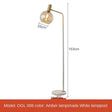 Simple Modern Glass LED Standing Lamp - Hans Lumiere