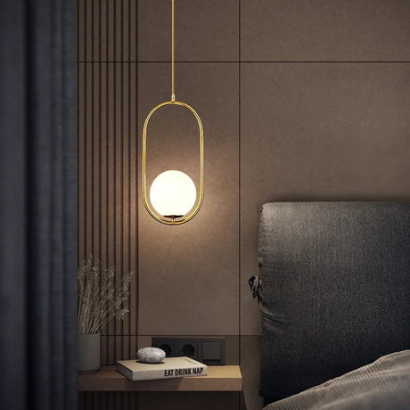 Single Head Nordic LED Chandeliers - Hans Lumiere