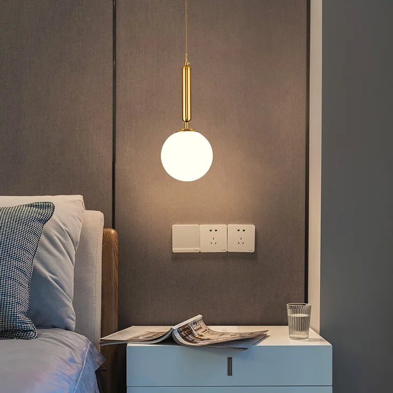 Single Head Nordic LED Chandeliers - Hans Lumiere