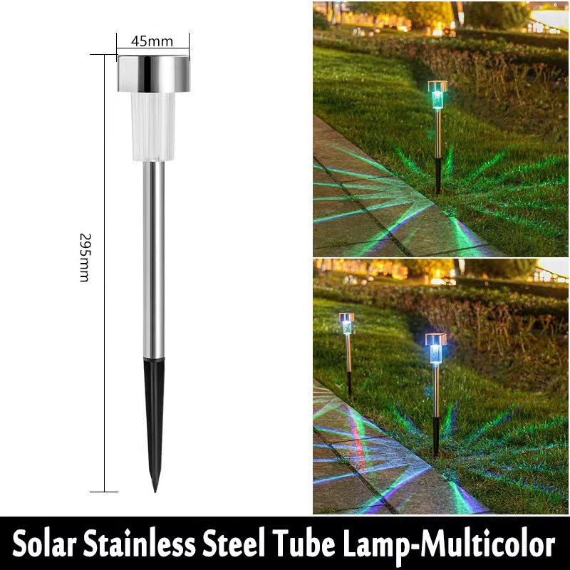 Solar Garden Lantern Pathway Lights – Waterproof Landscape Lighting, 10-Pack - Hans Lumiere