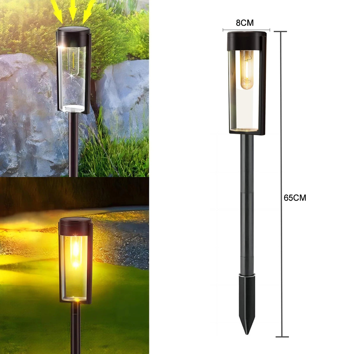 Solar Garden Lights Outdoor Courtyard Lamp - Hans Lumiere