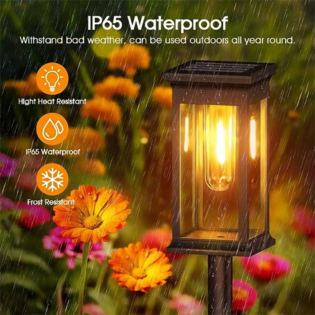 Solar Garden Lights Outdoor Courtyard Lamp - Hans Lumiere