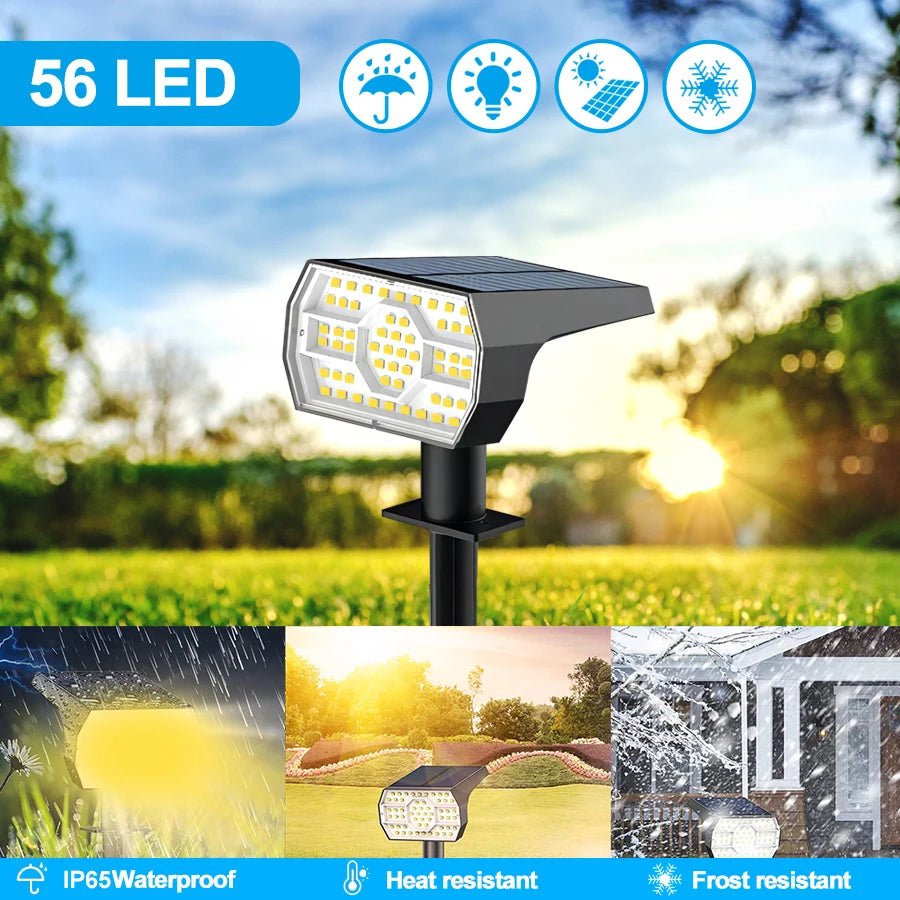 Solar Landscape Spotlights Solar Security Lights - Hans Lumiere