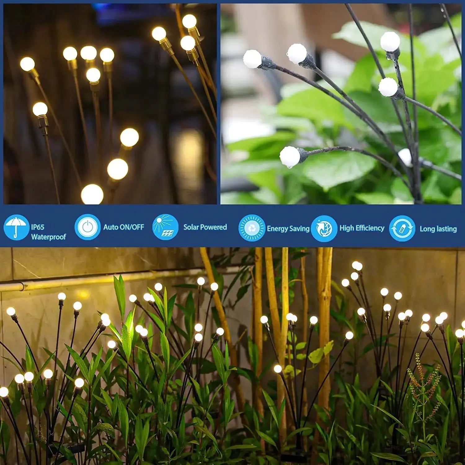 Solar Lawn Lamp Outdoor LED Stigma Lamp Glowing - Hans Lumiere