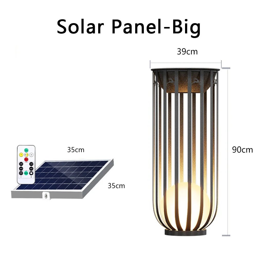 Solar Lawn Lamp Outdoor Patio Light - Hans Lumiere