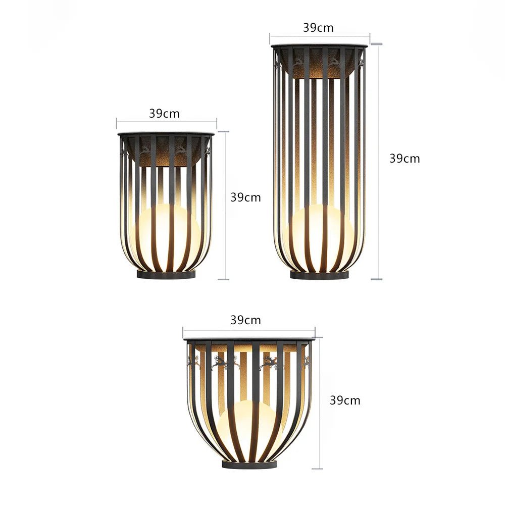 Solar Lawn Lamp Outdoor Patio Light - Hans Lumiere