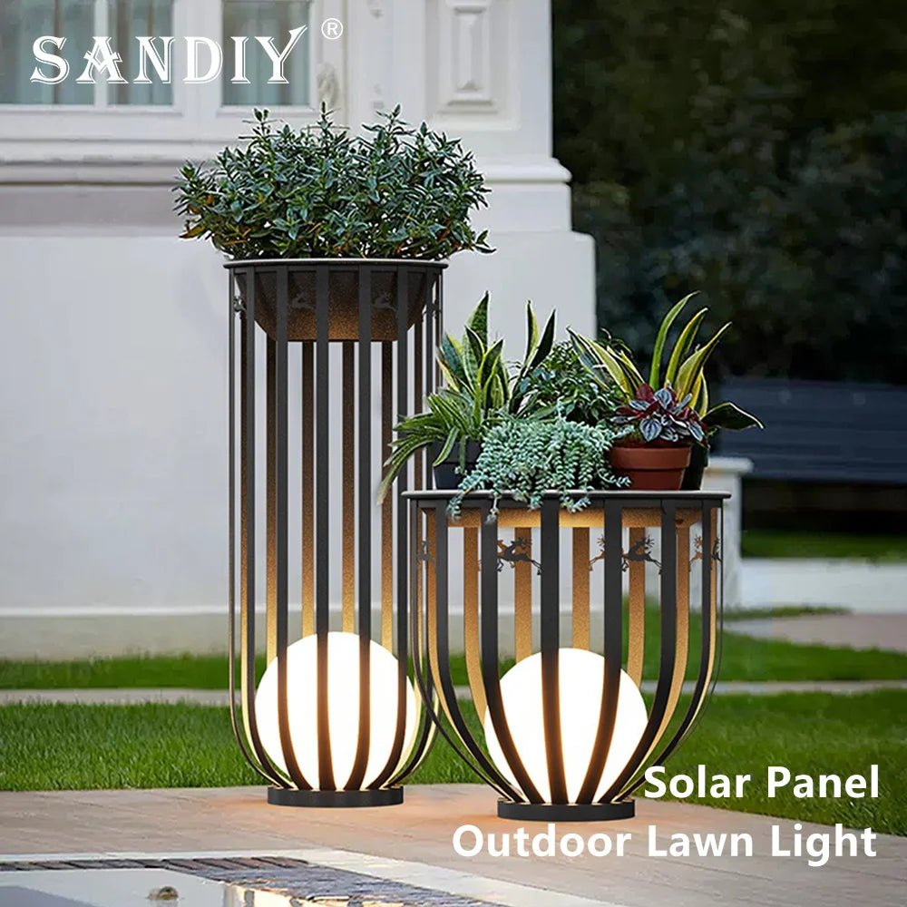 Solar Lawn Lamp Outdoor Patio Light - Hans Lumiere