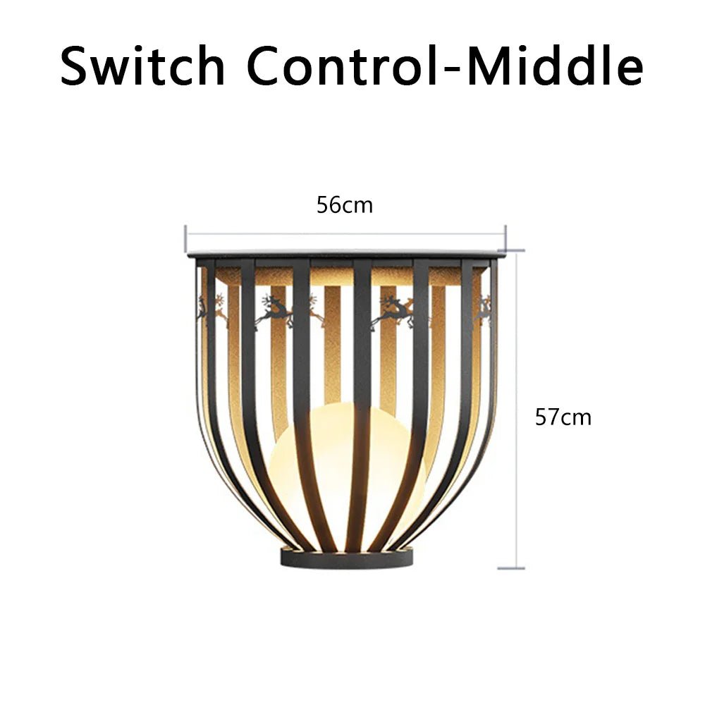 Solar Lawn Lamp Outdoor Patio Light - Hans Lumiere
